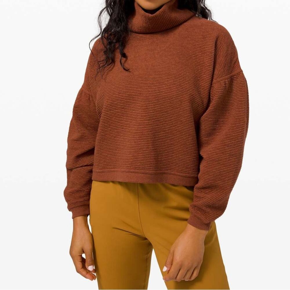 Lululemon Peaceful Moments Pullover Sweater Ancient Cooper Size‎ XS/S